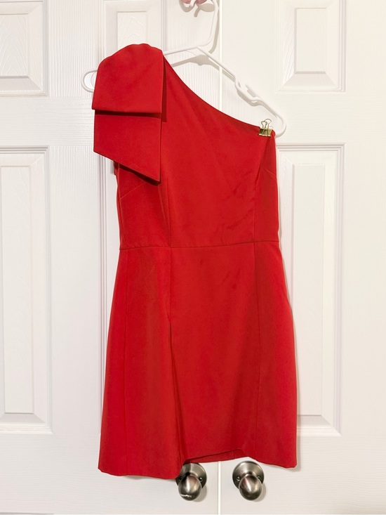 Gianni Bini Dresses & Skirts - Gianni Bini One-Shoulder Red Cocktail Dress